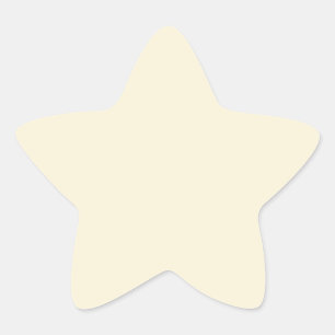 colour vanilla star sticker