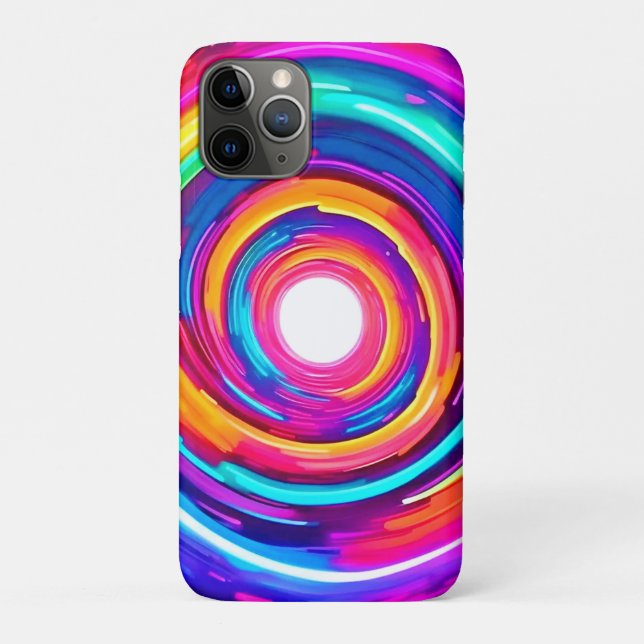 Colour Vortex: Dynamic Design Case-Mate iPhone Case (Back)