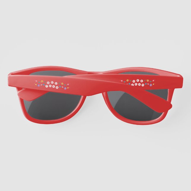 Colour War Red Team Sunglasses (Back)