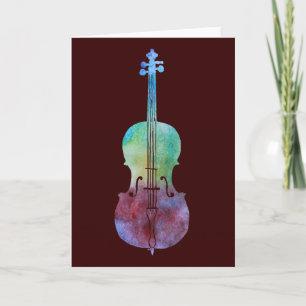 Colour Washed Cello Card