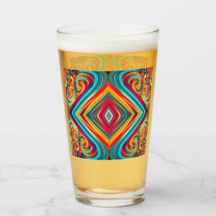 Colour Wave Fusion – Modern Abstract Swirl Art Glass