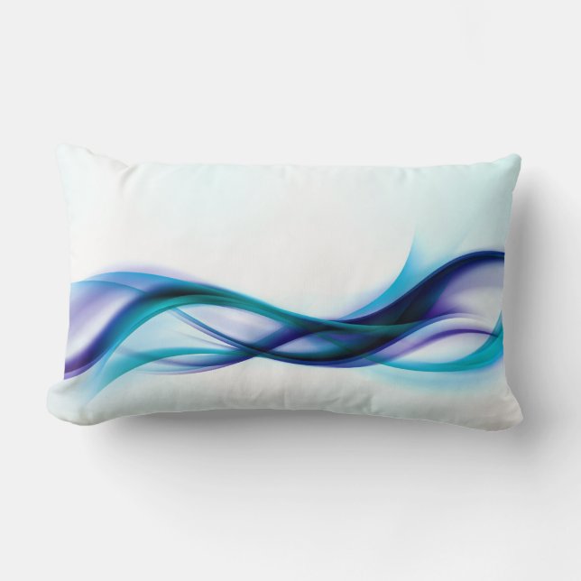 Colour Wave Lumbar Pillow (Front)