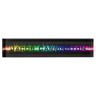 Colour Waves Nameplate