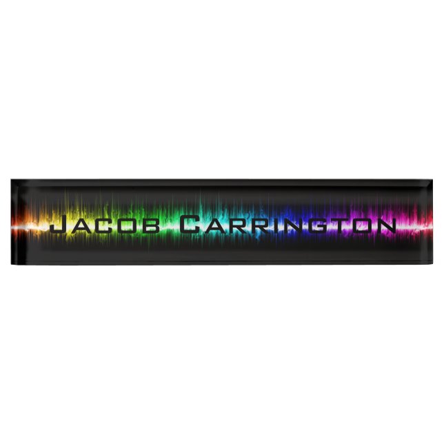 Colour Waves Nameplate (Front)