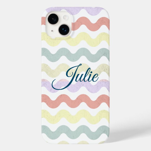 Colour Waves (Pastels)   Case-Mate iPhone Case (Back)