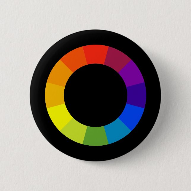 colour wheel 2 inch round button (Front)