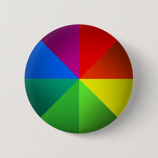 Colour Wheel 2 Inch Round Button (Front)