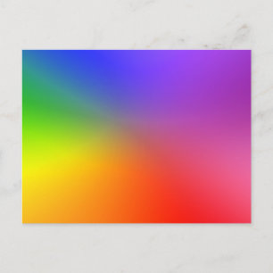 Colour Wheel: Abstract Colours Postcard