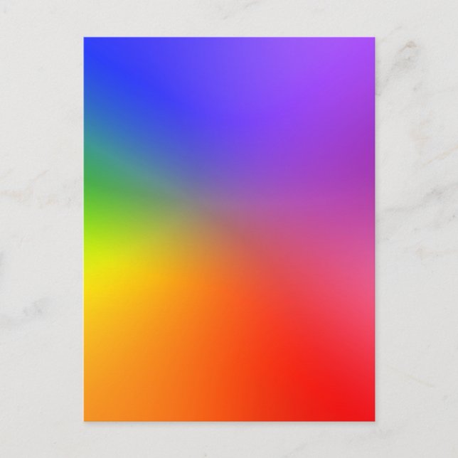 Colour Wheel: Abstract Colours Postcard (Front)