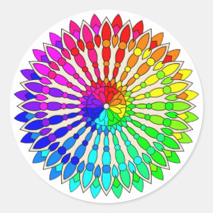 Colour Wheel™ Classic Round Sticker