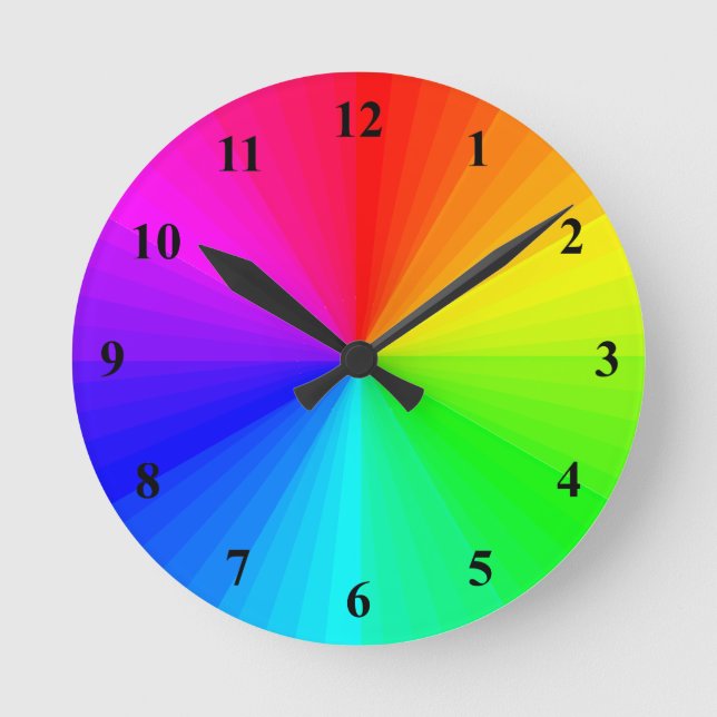 Colour Wheel Clock (Front)