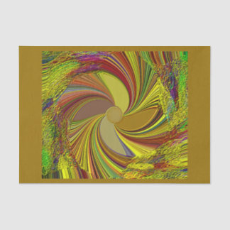 "Colour Wheel Gone Askew" (10 x 14) Tissue Paper