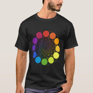 Colour Wheel Palette Art Painting for Painter Arti T-Shirt