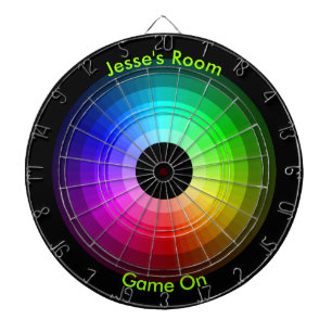 Colour Wheel Personalized Dartboard