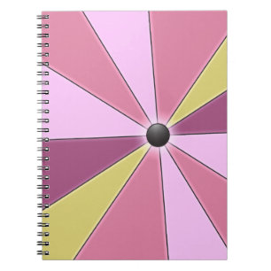 Colour Wheel pink Notebook