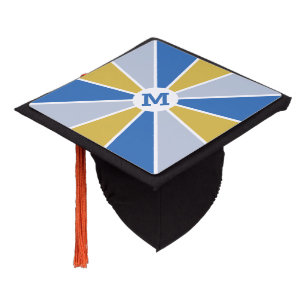 Colour Wheel / Rays custom monogram tassel topper