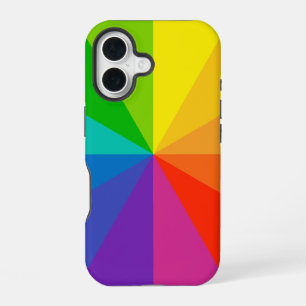 colour wheel theory school science hue disc light iPhone 16 case