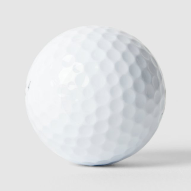 colour white golf balls (Front)