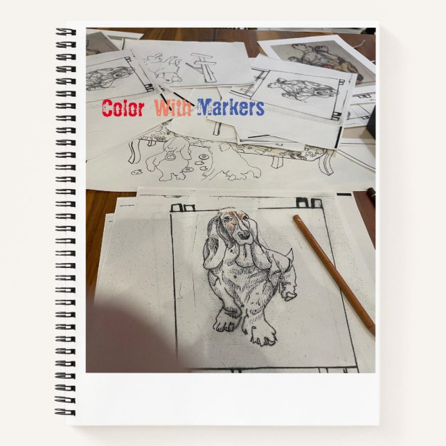 Colour With Bassie Notebook (Front)