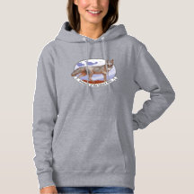 Colour Womens Island Fox Logo Classic Hoodie