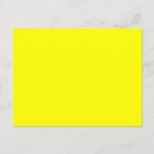 colour yellow postcard