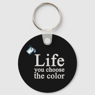 Colour your keys keychain