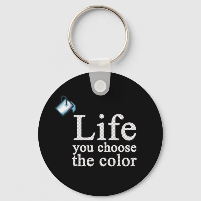 Colour your keys keychain (Front)