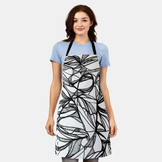 Colour Your Own Apron #2: colouring fun garden hom