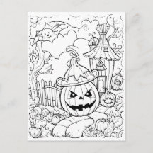 Colour Your Own Jack-o-Lantern