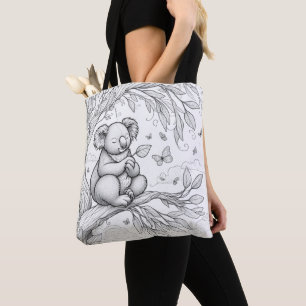 Colour Your Own Koala Tote