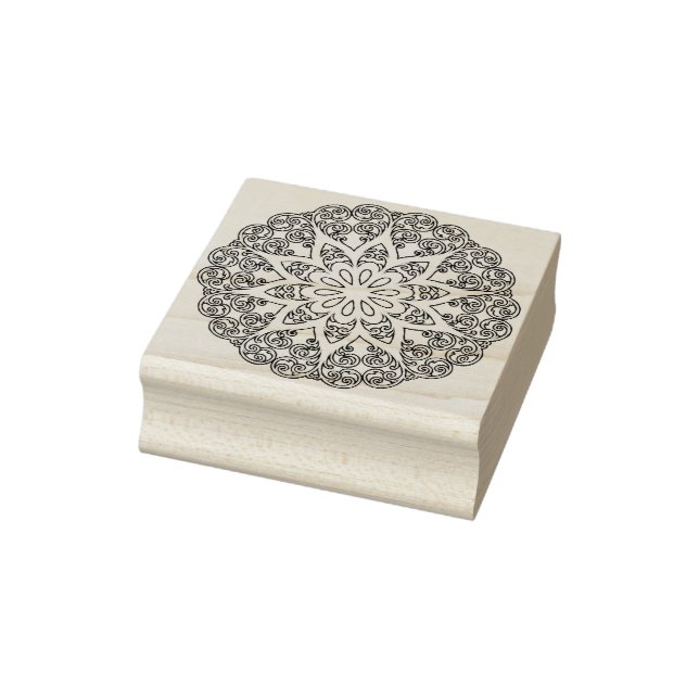 Colour Your Own MANDALA - DIY Colouring Book 1 Rubber Stamp (Stamp)