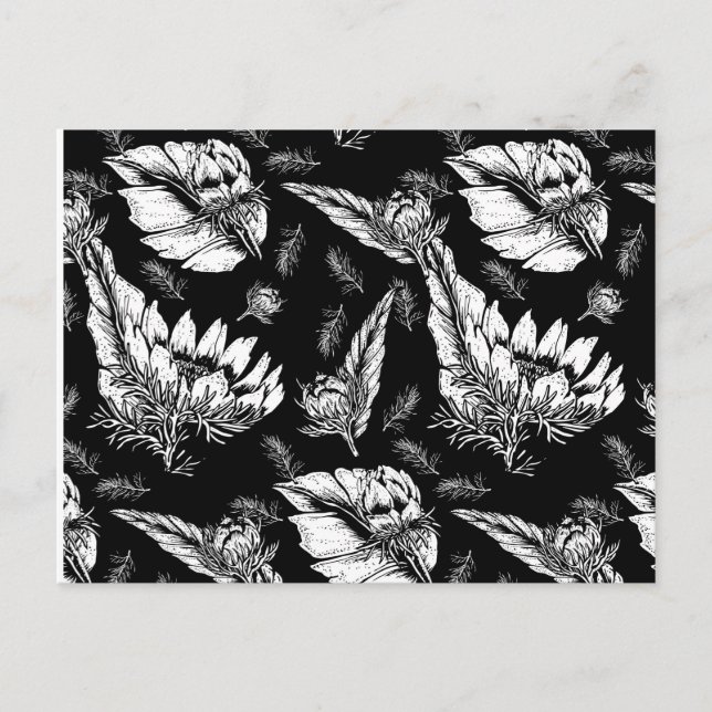 Colour Your Own Sunflowers Postcard (Front)