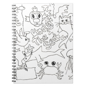 Colour Your Own -"Under the Sea" Photo Notebook