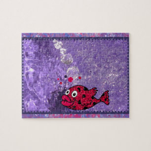 Colour Your World Kids Bath Fish Jigsaw Puzzle