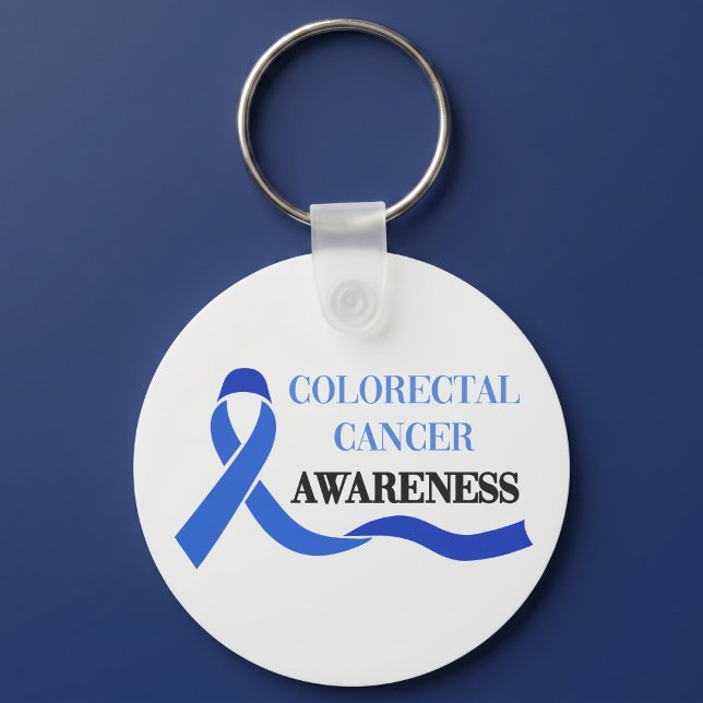 Colourectal Cancer Awareness Keychain (Creator Uploaded)