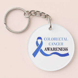 Colourectal Cancer Awareness Keychain