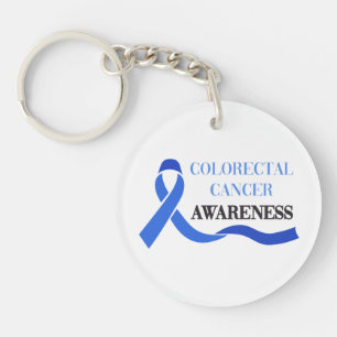 Colourectal Cancer Awareness Keychain