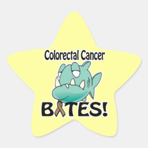 Colourectal Cancer BITES Star Sticker