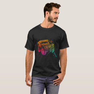 Coloured 2 3D Jeep T-Shirt