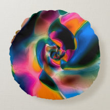 Coloured abstract twisted  lines in light sculptur