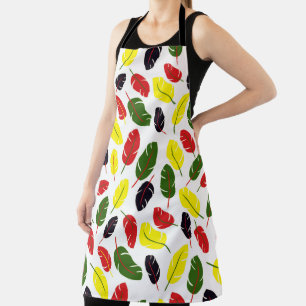 Coloured Autumn Leaf pattern   Apron
