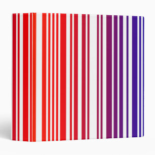 Coloured Barcode Avery Binder