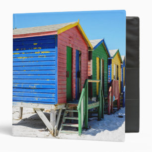 Coloured Beach Huts Binder