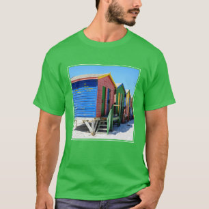 Coloured Beach Huts T-Shirt