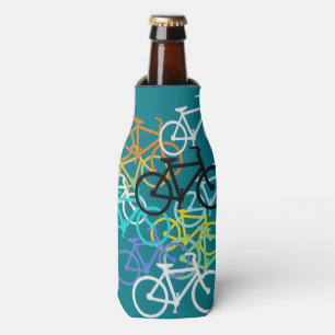 Coloured Bicycles Bottle Cooler
