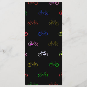 Coloured bicycles menu
