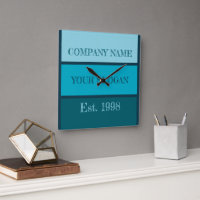 Coloured Block Style Company Name