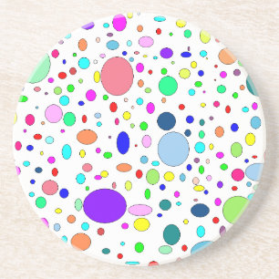 Coloured Bubbles Coaster