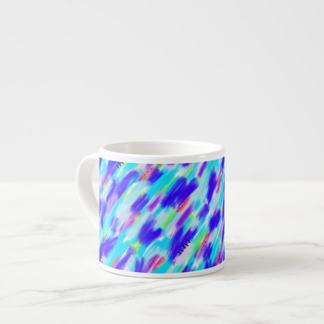 Coloured Chaos Espresso Cup (Front Left)