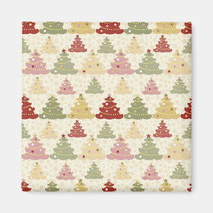 Coloured Christmas tree Magnet